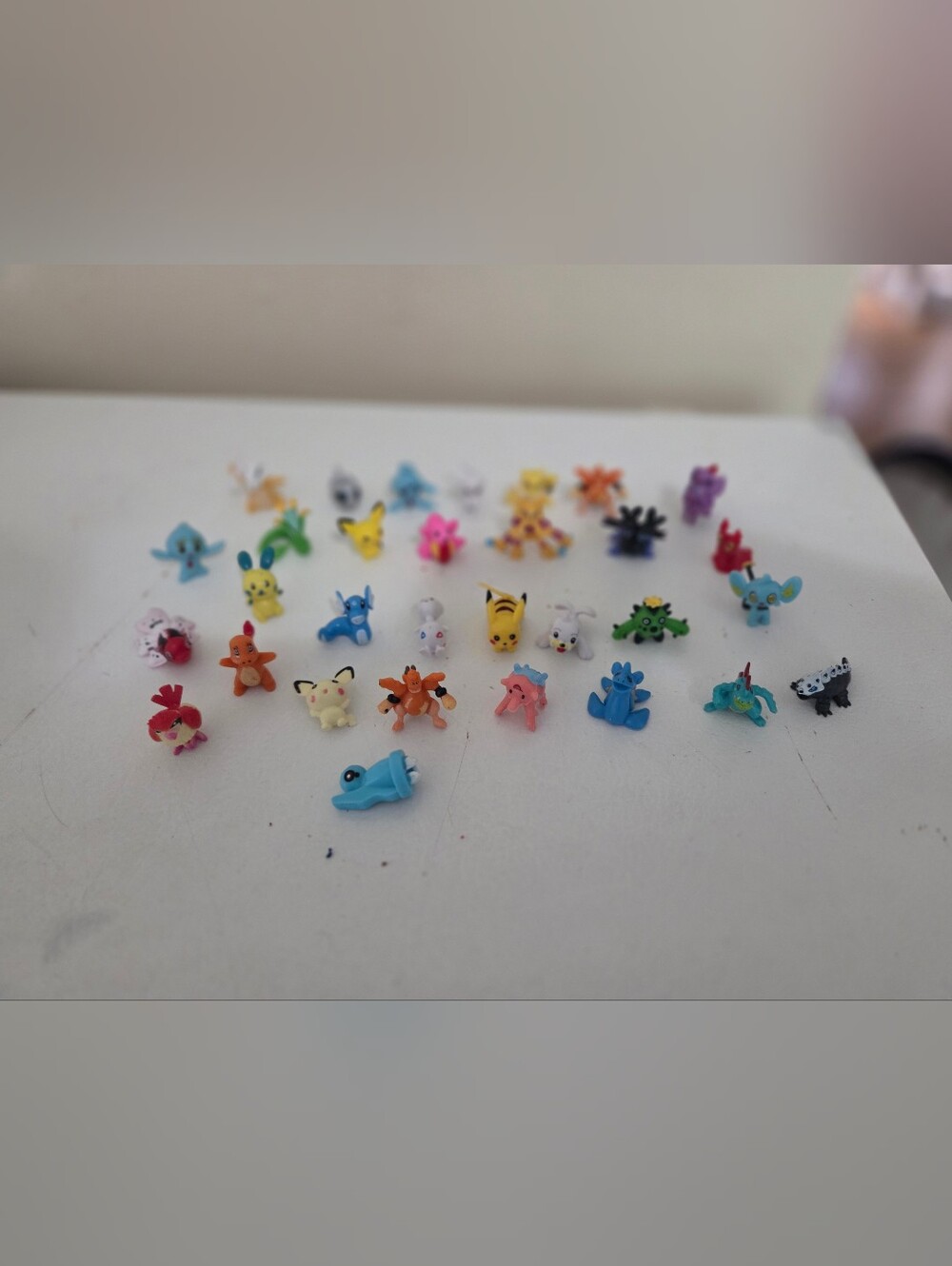 Miniature Pokemon Plastic PVC Action Figure Toys 1" Set Of 31